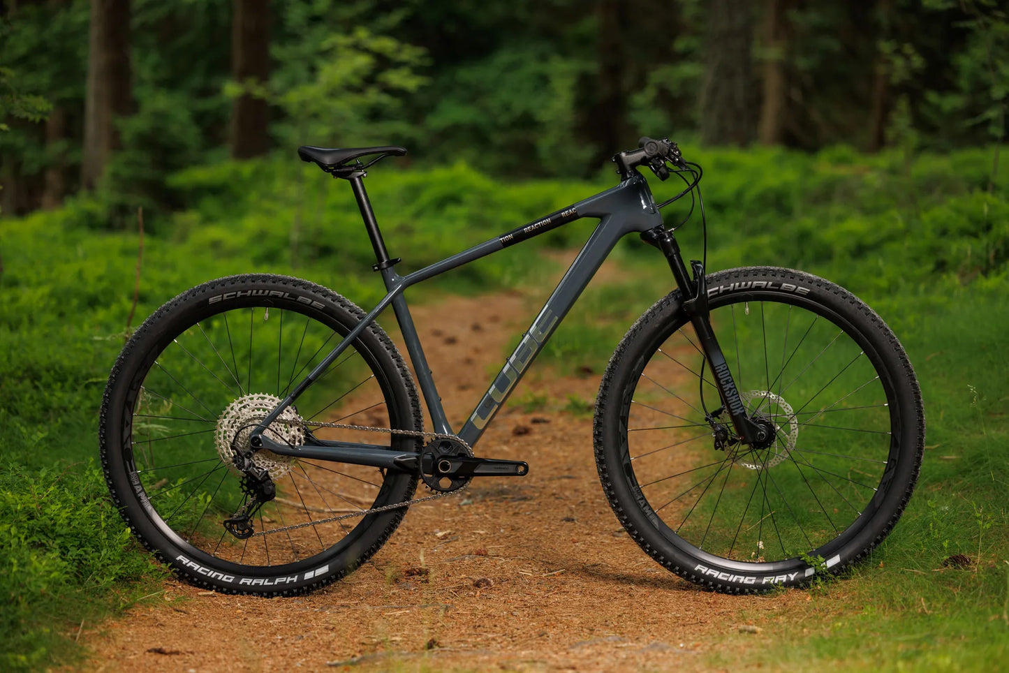 Cube Reaction C:62 Pro grey´n´metal, fullkarbon, supertilbud!