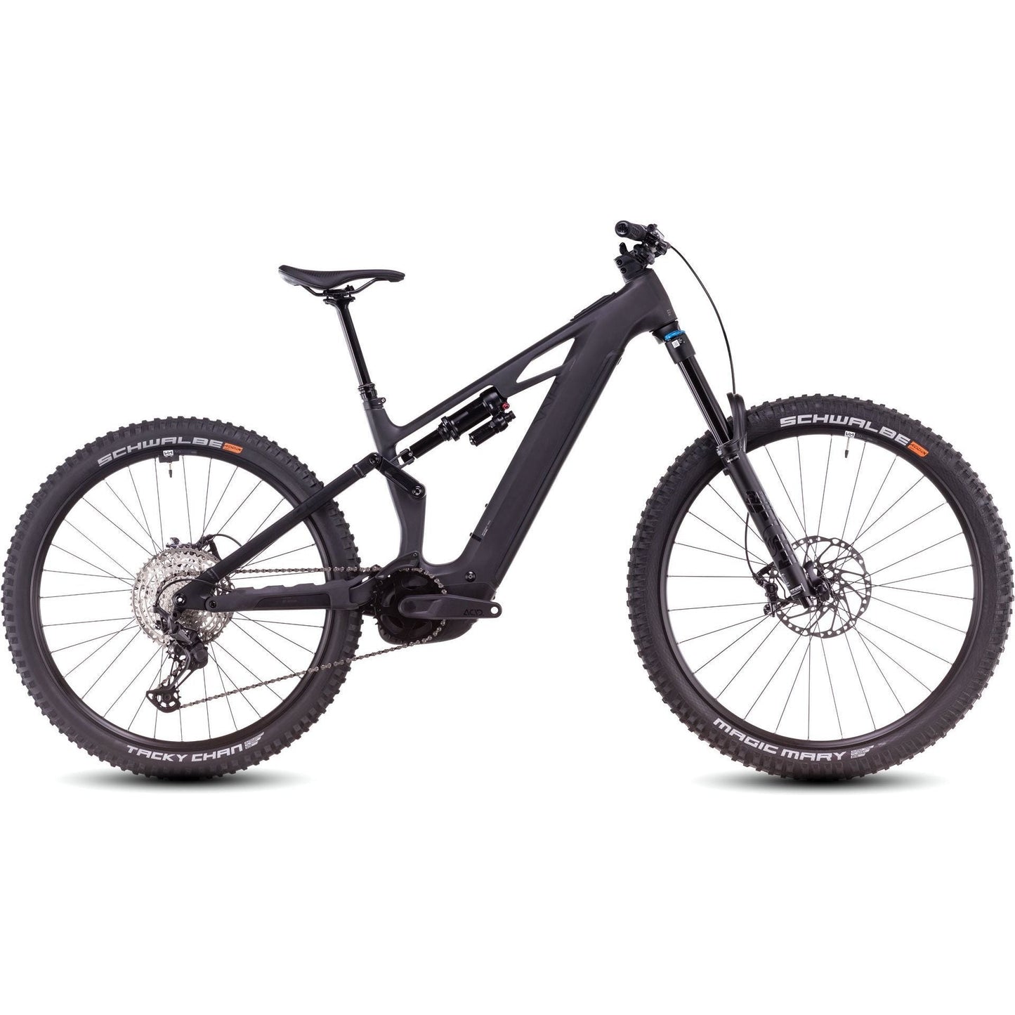 Tilbud: Cube Stereo Hybrid ONE77 HPC SLX - Karbon, Bosch Gen5, Fox 38.