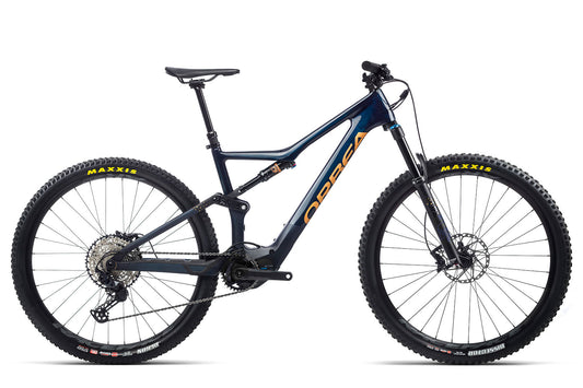 Orbea Rise 2021 Coal Blue - Red Gold