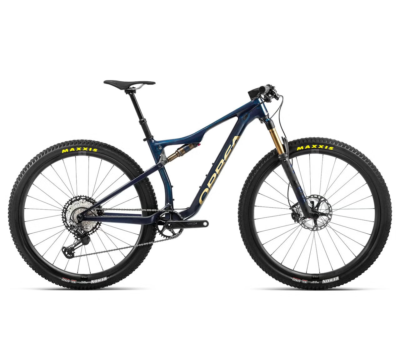 50% avslag! Orbea OIZ M-Pro TR 2022 – Azu-Oro (Carbon Blue/Gold), Str. Medium