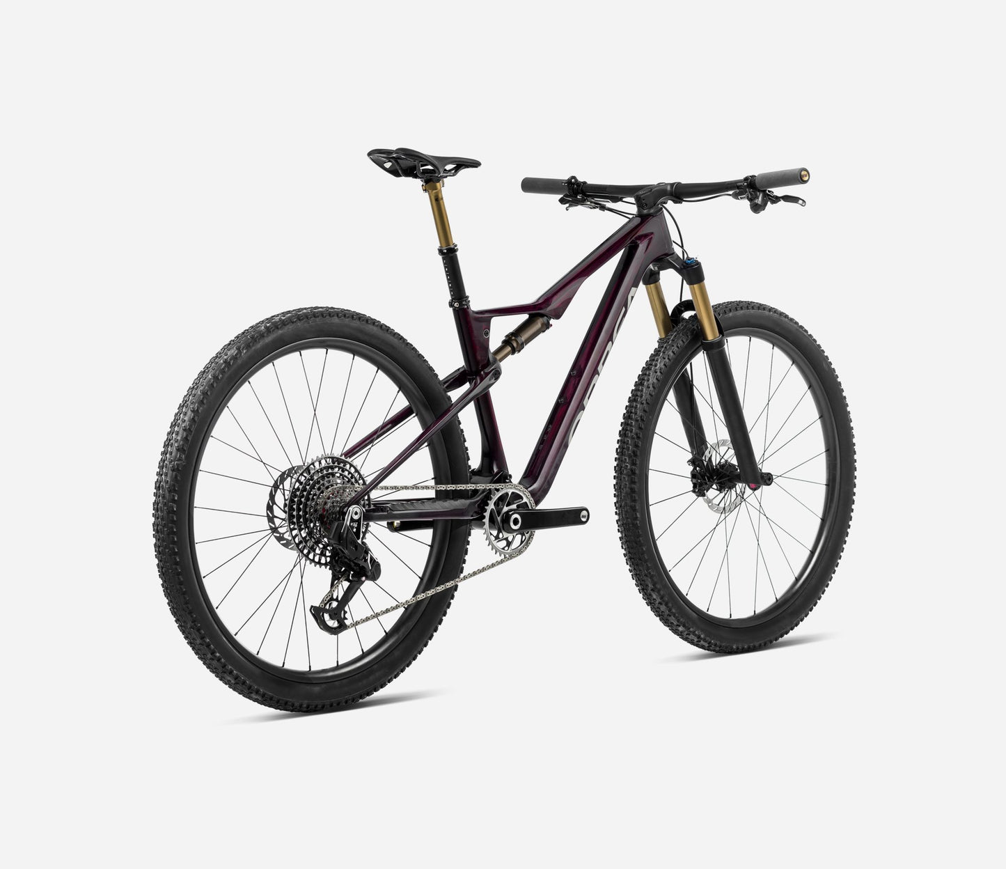 Orbea Oiz M-TEAM AXS 2024 spesialutgave karbonvinrød