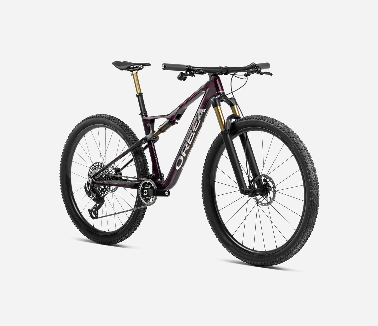 Orbea Oiz M-TEAM AXS 2024 spesialutgave karbonvinrød