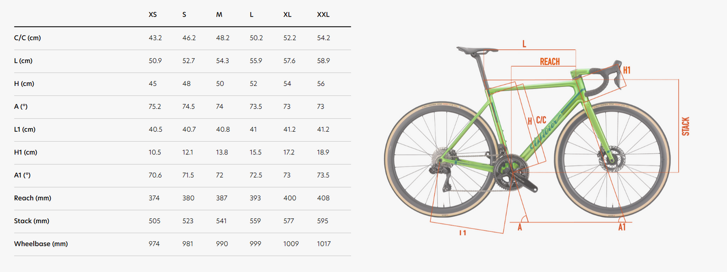 Wilier Verticale SLR Rammesett