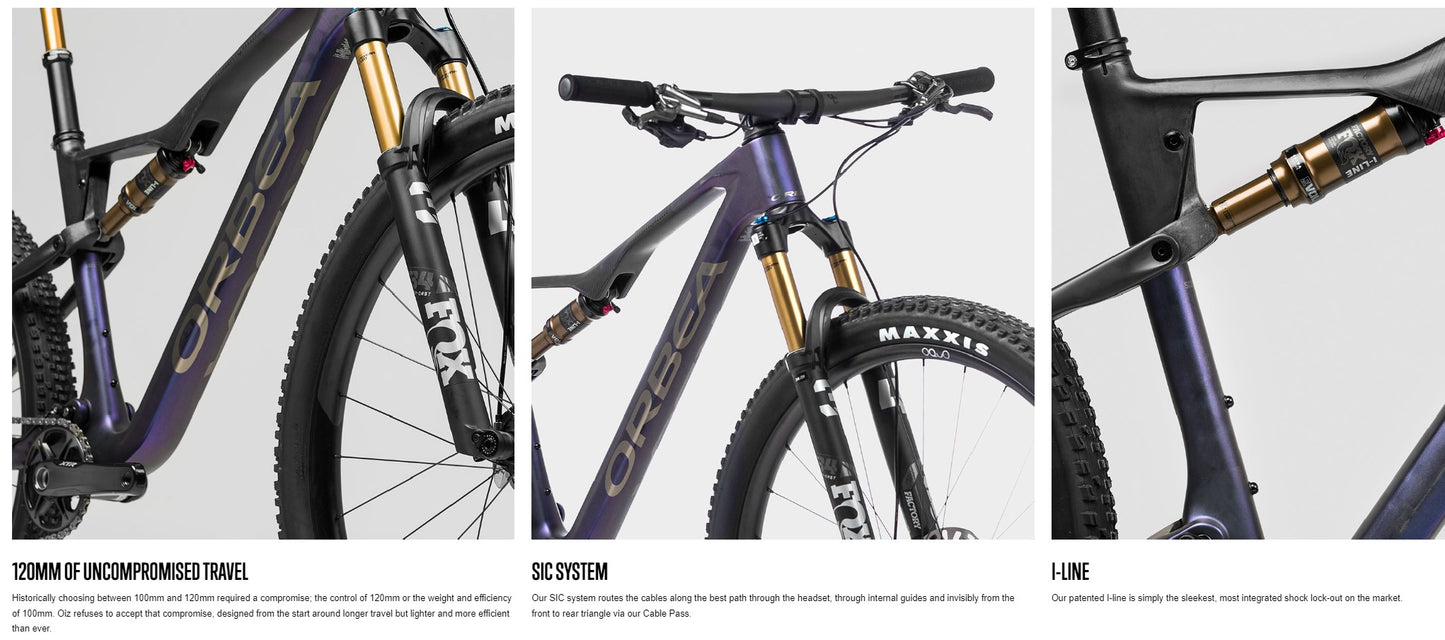 Orbea Oiz H30 (oppgradert med dropper) 2024