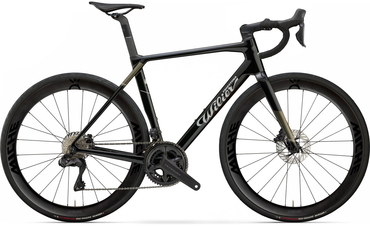 Wilier Granturismo SL 105 Di2 – karbonhjul - R11 Black Silver - Glossy