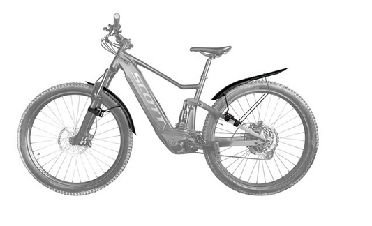 Skjermsett Topeak Tetrafender M1/M2