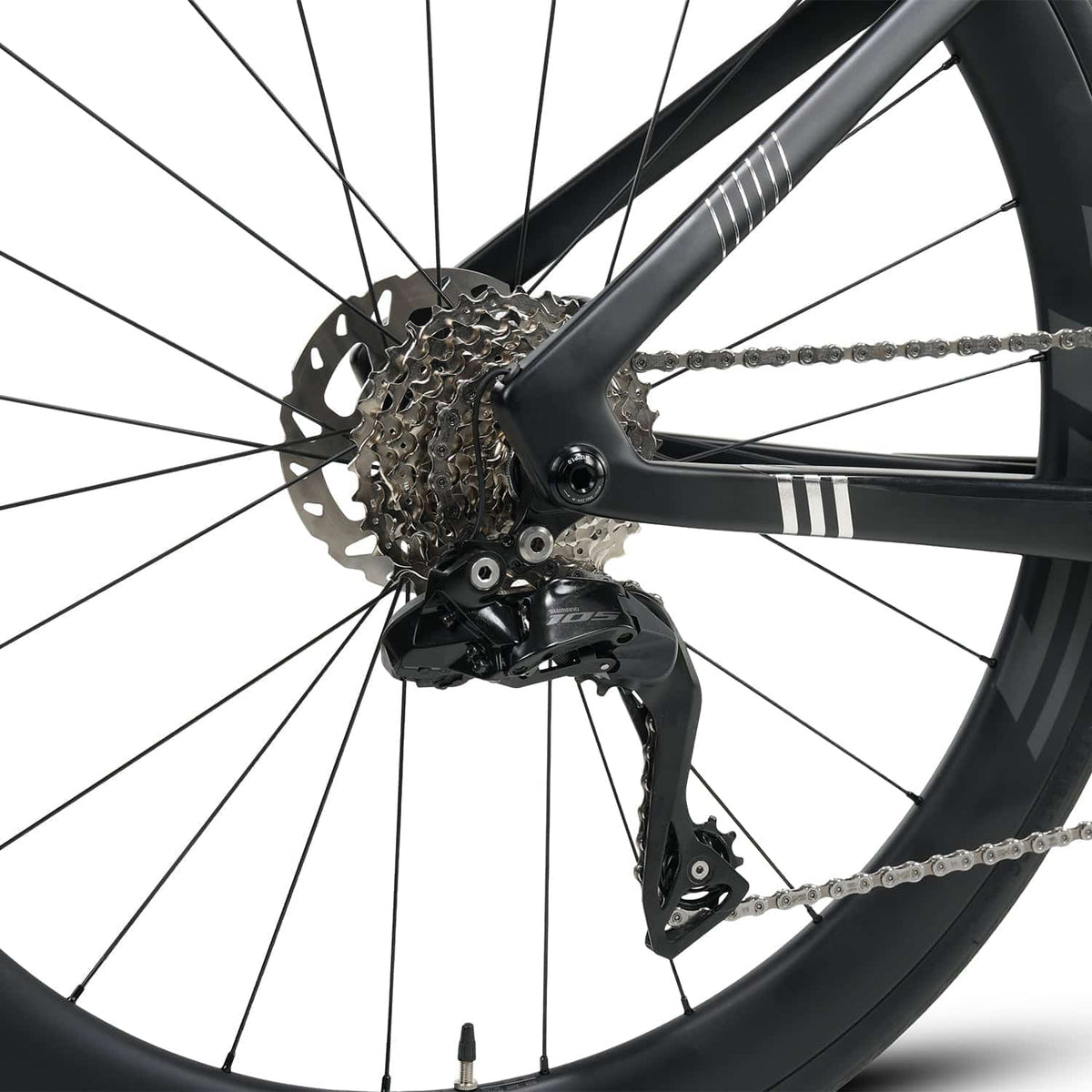 XDS X-LAB AD7 Di2 – Shimano 105 Di2 bakgir og kassett